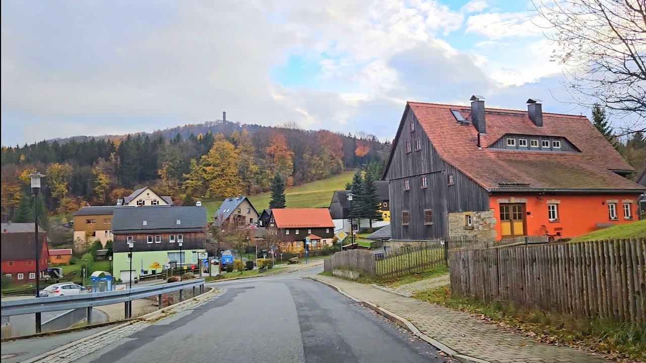 4k Driving in Germany 🇩🇪 | Golden Autumn View In Germany |4k60fps