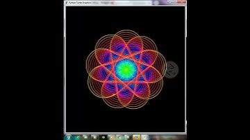 Cool Shape Drawing Python Turtle Graphics using Colorsys #Shorts  #pythonprogramming #ytshorts