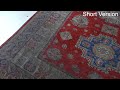 Beautiful Hand Made Rug Covered In Dirt!! Short Version