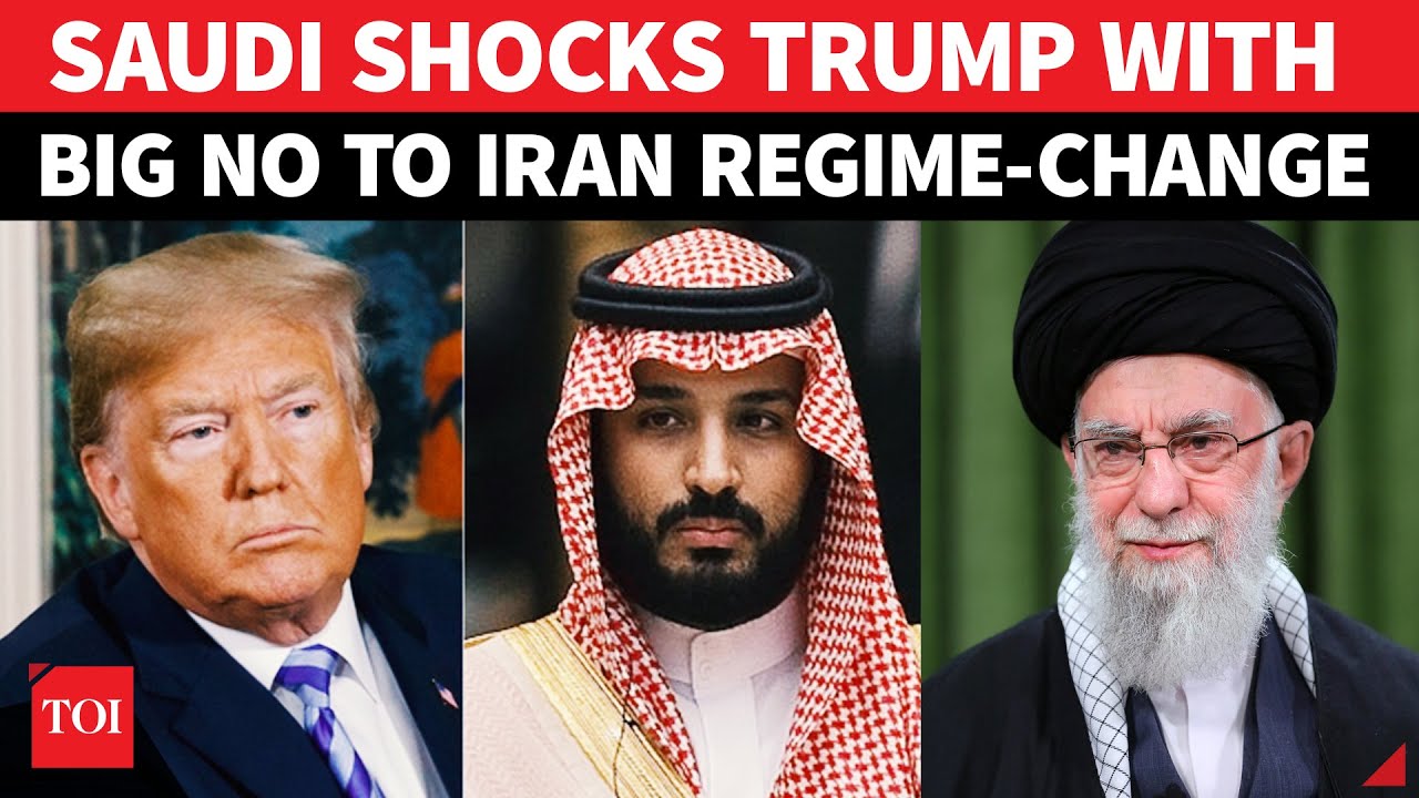 Saudi CRUSHES Trump's Iran Regime-Change Dream? 'Who Are We To Decide?' | MBS 'BACKS' Khamenei