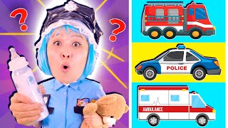 Baby PoliceGirl and Policeman Song 👮‍♂️🚓🚨 + MORE Lights Kids Song