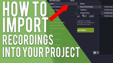 HOW TO IMPORT SCREEN RECORDINGS INTO YOUR CAMTASIA PROJECTS - CAMTASIA STUDIO 2018 TUTORIAL