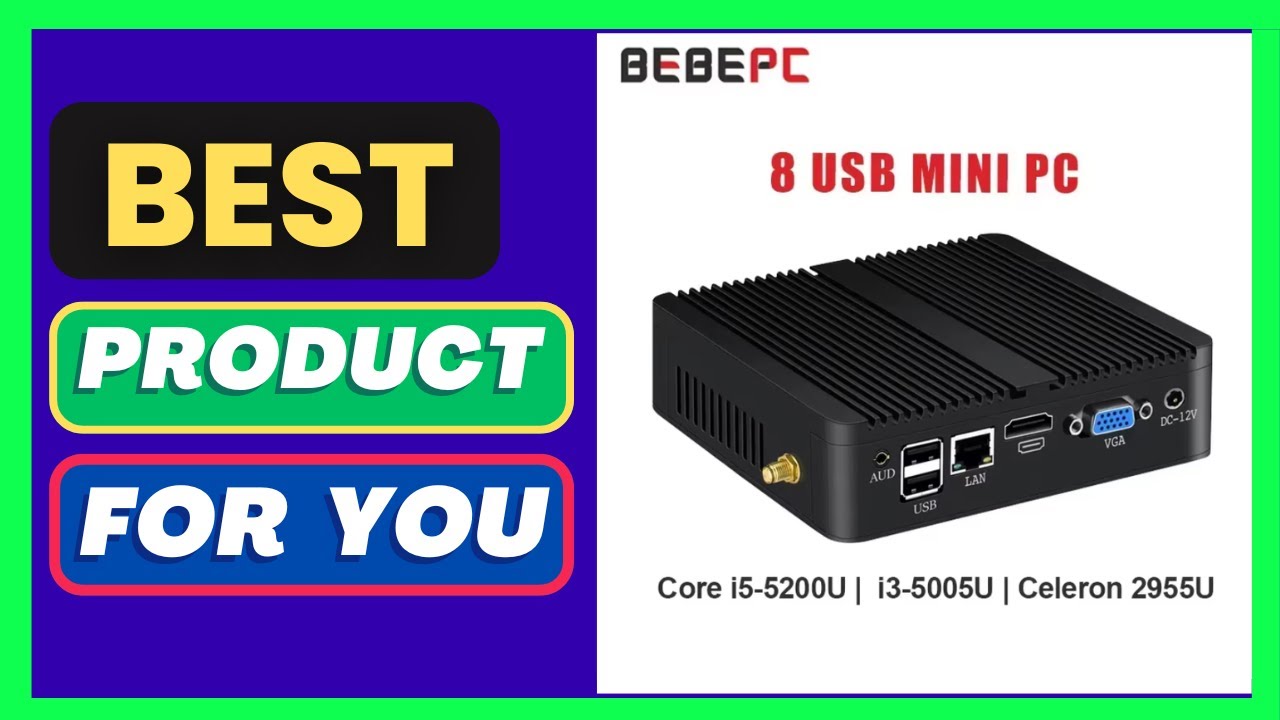 BEBEPC Fanless Mini Intel i7 4500U i5 4200U