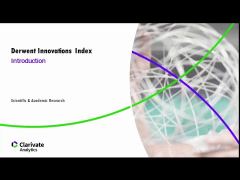 Derwent Innovations Index Introduction