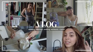 wedding meetings, home time, cooking + more! | vlog