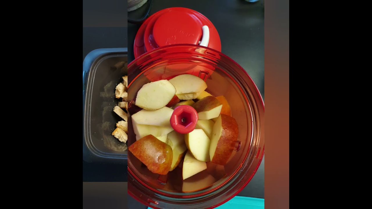 Tanja backt: Apfel-Vanille-Auflauf mit Tupperware - YouTube