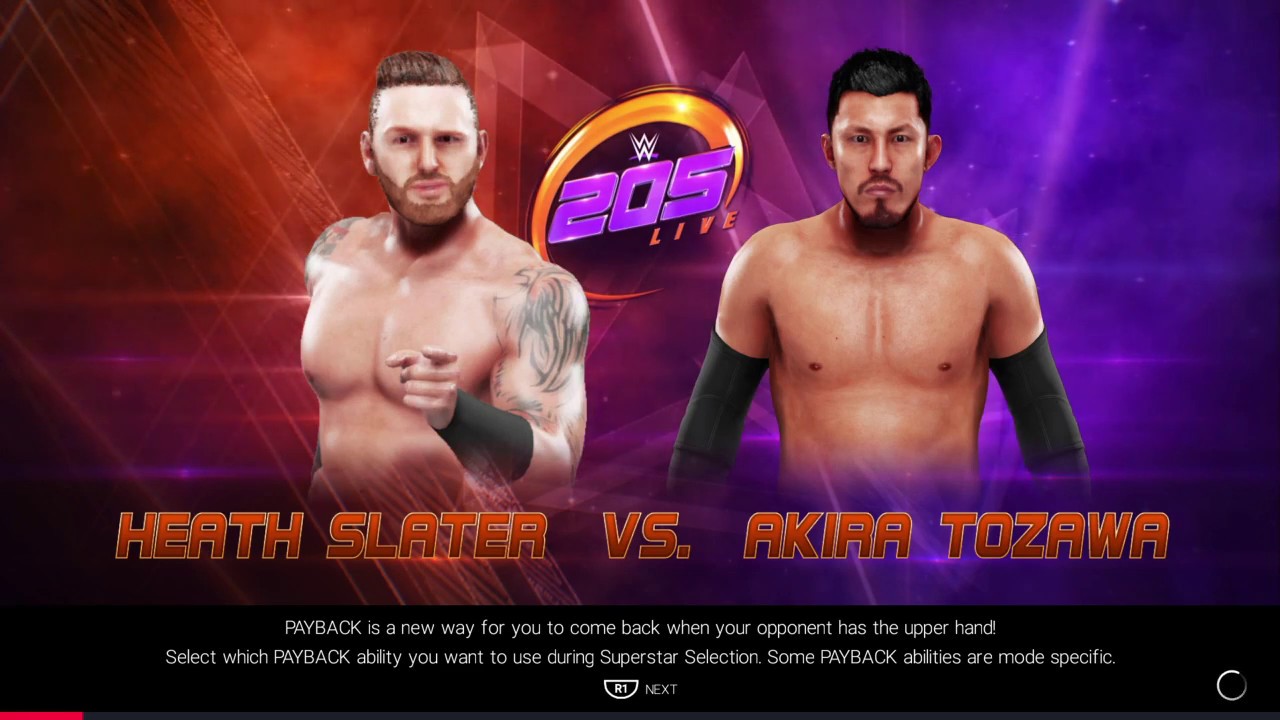 Wwe K Heath Slater Vs Akira Tozawa Youtube