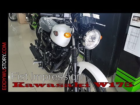 Video First Impression : Kawasaki W175 + Cuci mata di dealer Kawasaki