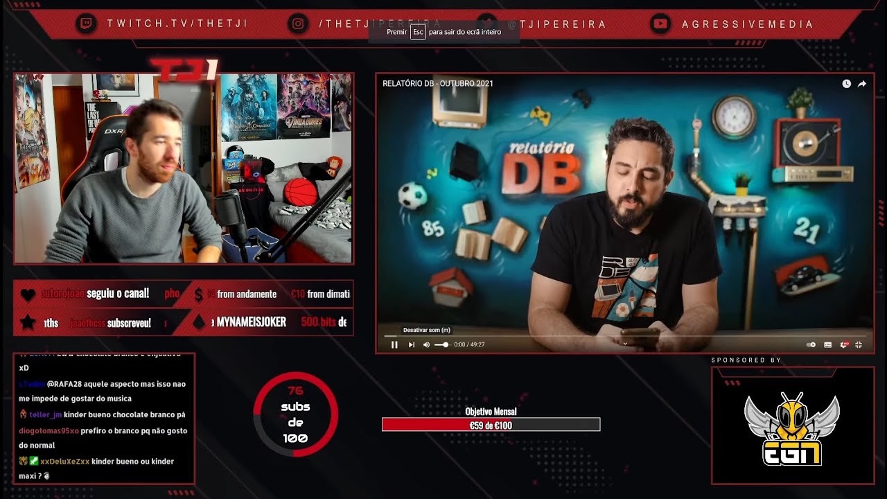 TJI REAGE A RELATÓRIO DB - OUTUBRO 2021