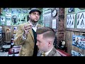  asmr barber  the gatsby party haircut  relaxing sounds instant sleep