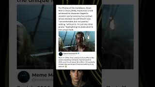 Mackenzie Crook's Two Contact Lenses for Ragetti's Wooden Eye