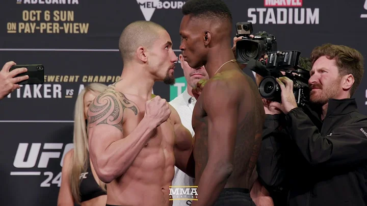 UFC 243: Robert Whittaker vs. Israel Adesanya Weigh-In Staredown - MMA Fighting