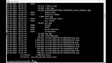 Windows Command Line Tutorial   3   Opening Files