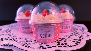 Whipped Sugar Scrub with recipe - easy beginner friendly recipe
