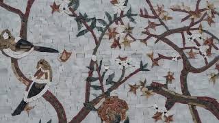 The Rich, Natural Tones Of An Authentic Natural Marble Mosaic.