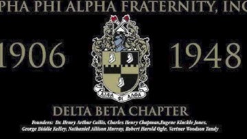 Delta Beta Chapter of Alpha Phi Alpha Spr. 13  Probate Intro Video
