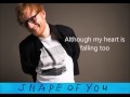 DOWNLOAD Ed Sheeran -Shape Of You  [ORIGINAL INSTRUMENTAL w Lyrics]