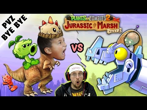 Nooit meer pvz 2! Mike vs. jura moeras zomboss! zombot dinotronic mechasaur