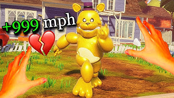 They Added FAST FREDBEAR into Hello Neighbor..