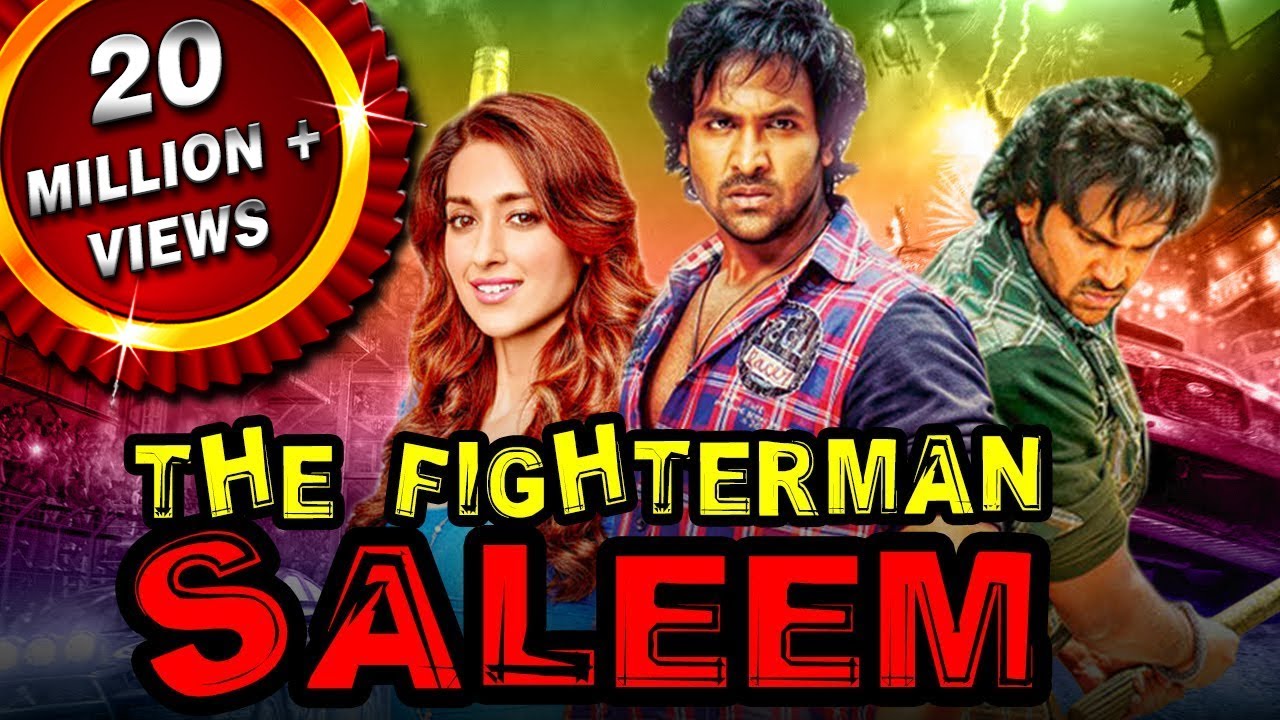 Download The Fighterman Saleem (Saleem) Telugu Hindi Dubbed Full Movie | Vishnu Manchu, Ileana D’ Cruz