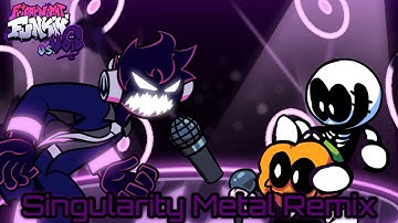 A C Void New Vocal Fnf Singularity (Electro Metal Remix) But Skid And Pump Sings It (FNF COVERS)