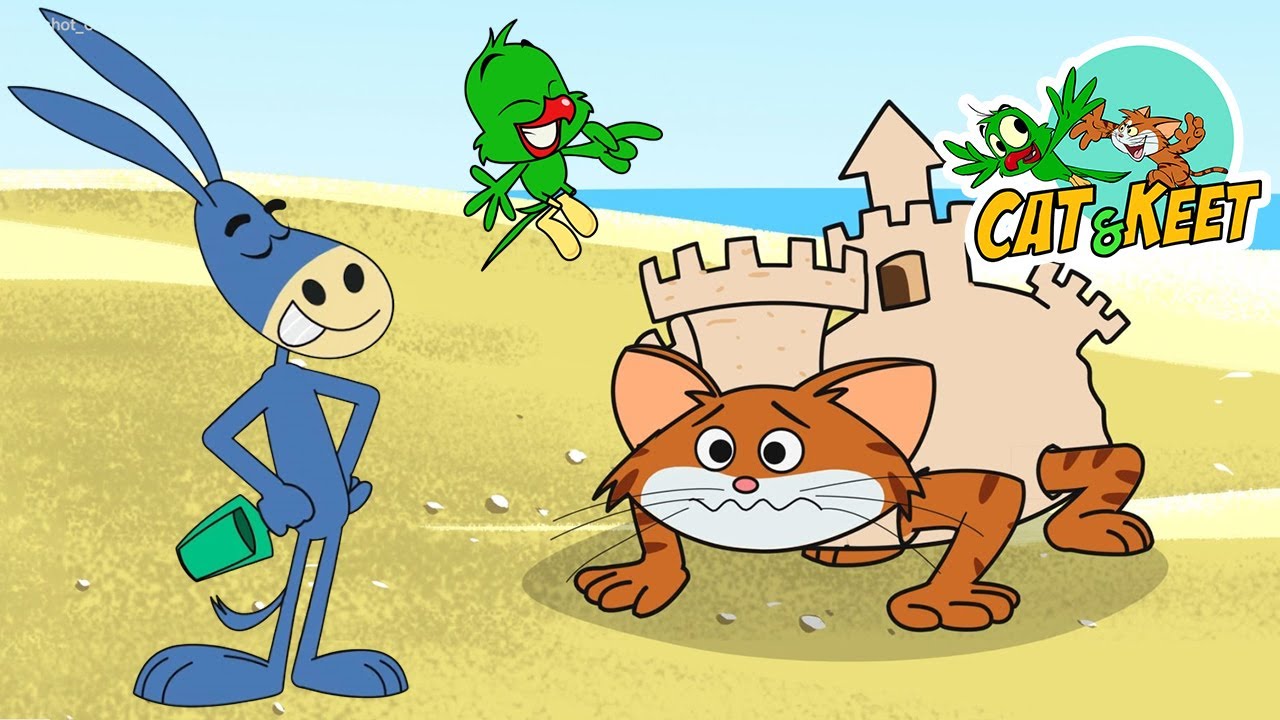 🏰 قلعة الرمل المجنونة مع دنكي! | كرتون مضحك للأطفال | كرتون إسلامي للأطفال