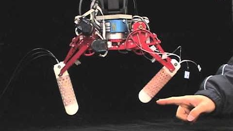 Force Sensing Robot Fingers: Contact Avoidance