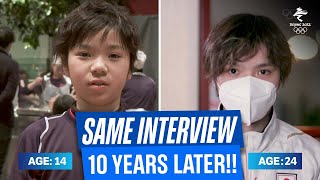 Uno Shoma answers the same questions, 10 years apart!