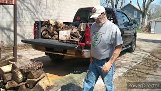 Harbor Freight sliding wood splitter