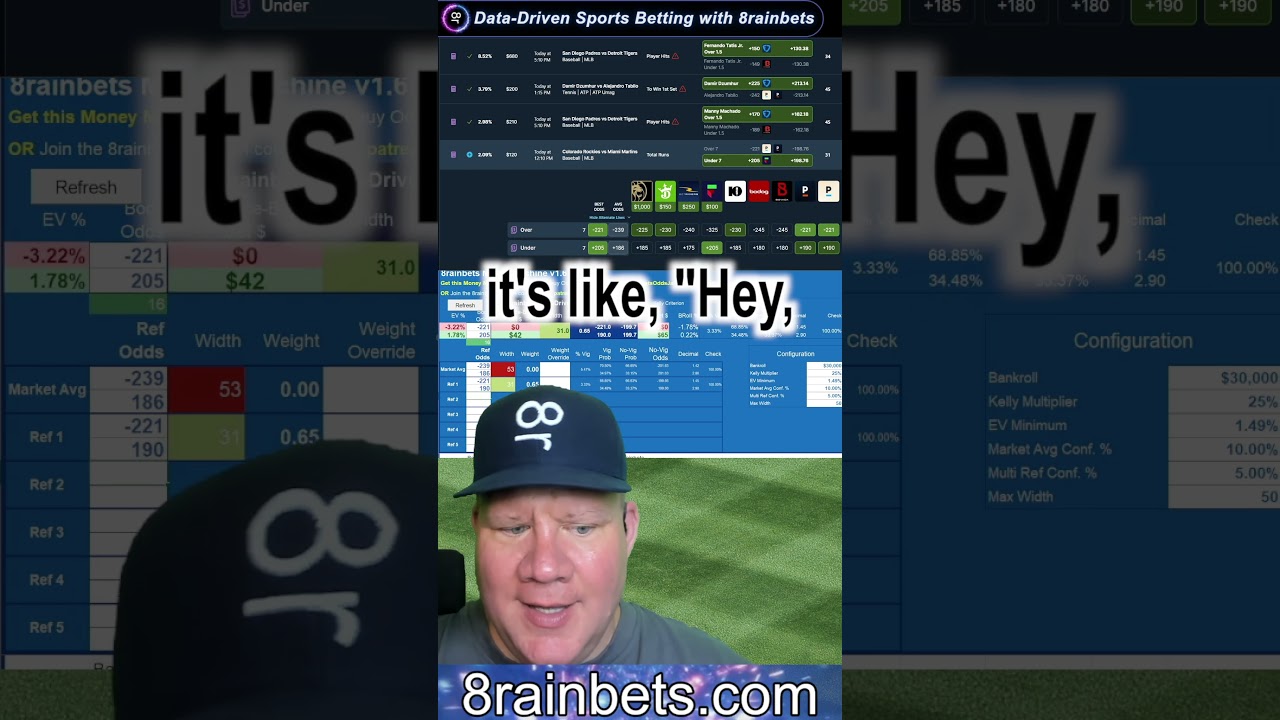 Positive EV in 45 Seconds - Sports Market Analytics and Game Theory with @8rainbets