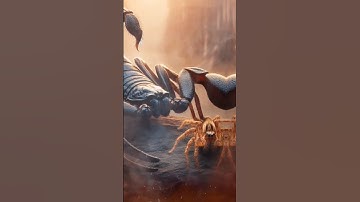 The Nature Battle A Comparative Analysis of Scorpions and Spiders#animals#wildlife #scorpion #spider