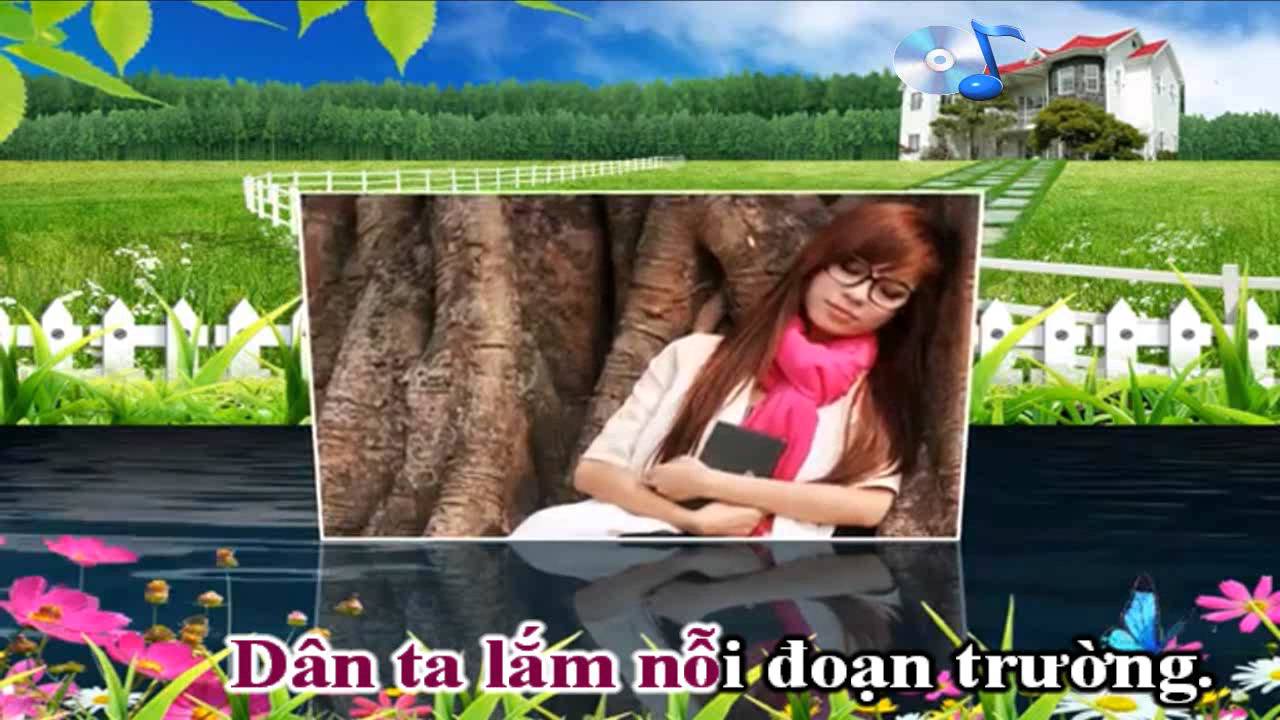 Quê Em Mùa Nước Lũ (Karaoke HD) by Đình Văn YouTube