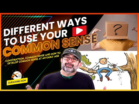 Common Sense At Early Age - How to Develop It in Construction | To make you think Video Series 1