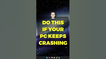 Do this if your PC keeps Crashing