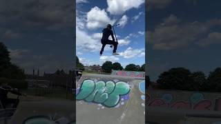 INSANE scooter trick over JUMP BOX!