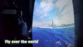 Flying Dome Cinema: Fly Over the World with Immersive VR Tech