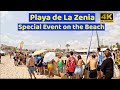 [4K] La Zenia, Orihuela Costa, Costa Blanca, Spain⎮Special Event on the Beach⎮Midday Walking Tour 🇪🇸