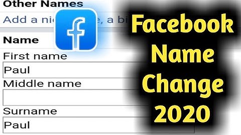 Fix Facebook Name Change Error Problem Solved