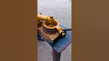 Round Bar Bending Techniques #shorts #tools