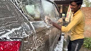 Deep foam car washing
