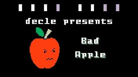 Bad Apple - Mattel Intellivision
