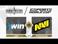 1win  natus vincere  riyadh masters 2024  eeu  cq