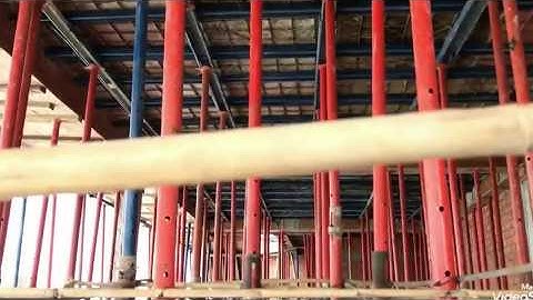 Kho Tư liệu Xây dựng - Cách đóng cốp pha và chống tăng dầm sàn lầu 4 nhà phố