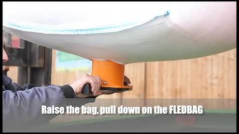 Empty seed bags efficiently with FLEDBAG