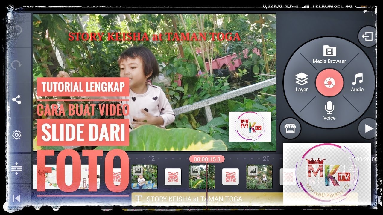  Cara  membuat video slideshow keren di android dengan  