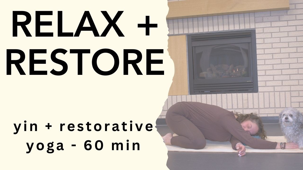Release – Restore – Relax | 60-Minute Yin & Restorative Yoga for Stress Relief #restorativeyoga