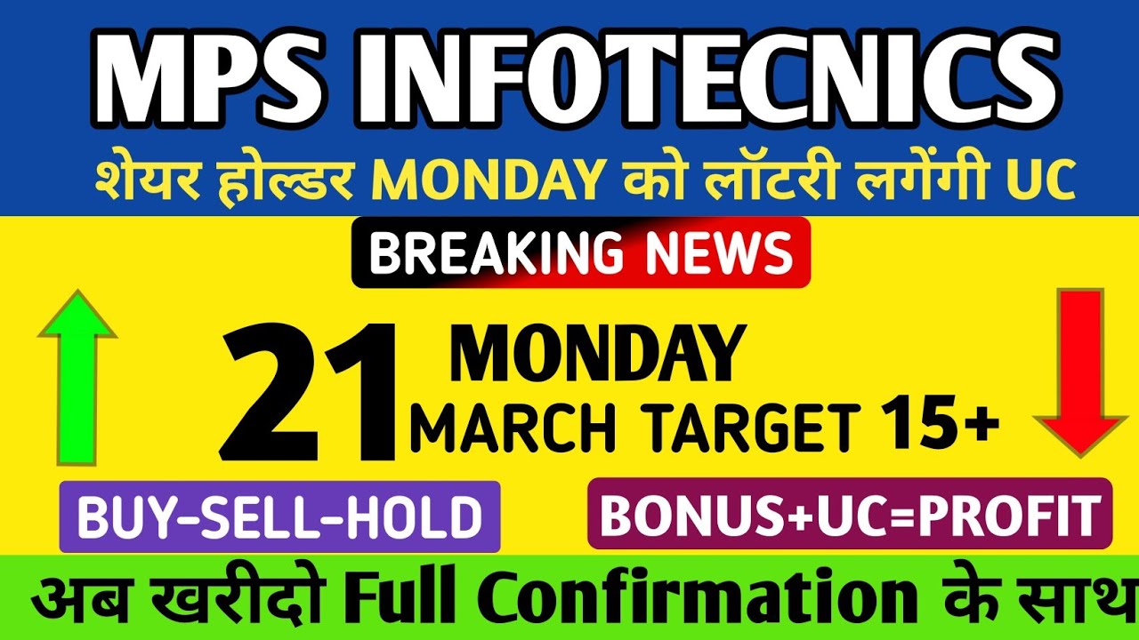 Mps Infotech mps infotecnics ltd share latest news | Visesh infotech latest news ...