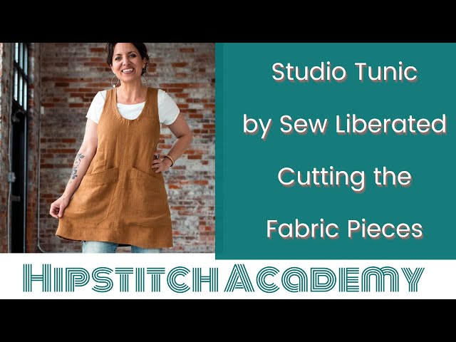 Studio Tunic by Sew Liberated - Cutting the fabric to make the