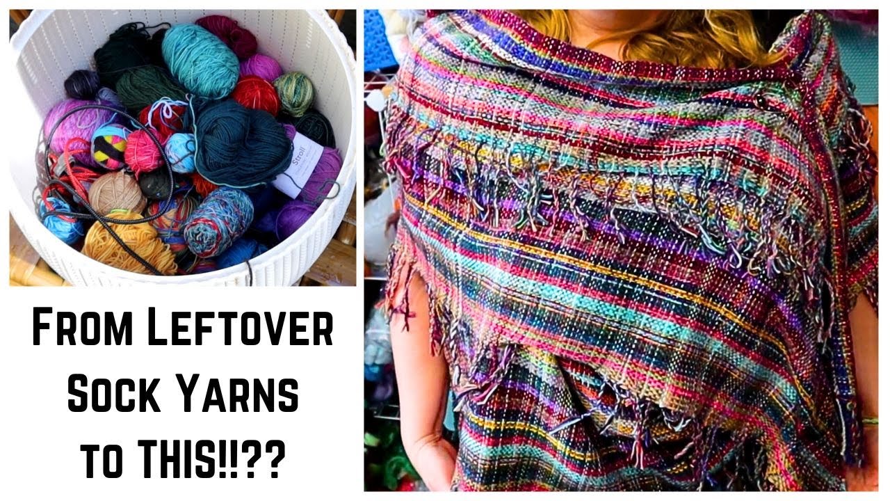 Weaving a Dreamt of Piece on my Rigid Heddle Loom with Leftover Yarn