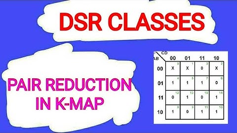 K-Map: Pair Reduction||Boolean Algebra